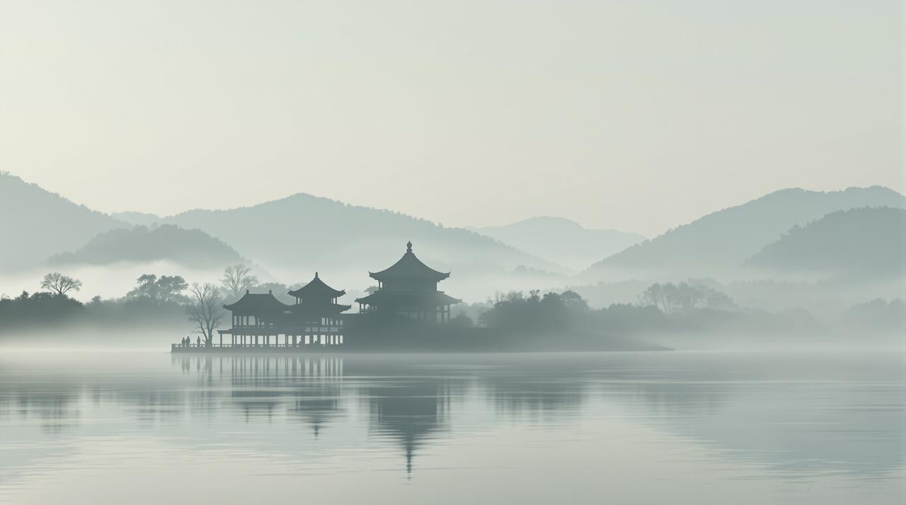 80影院热门 - 清晨五点的西湖,薄雾笼罩下的水墨江南 清晨五点的西湖,薄雾笼罩下的水墨江南